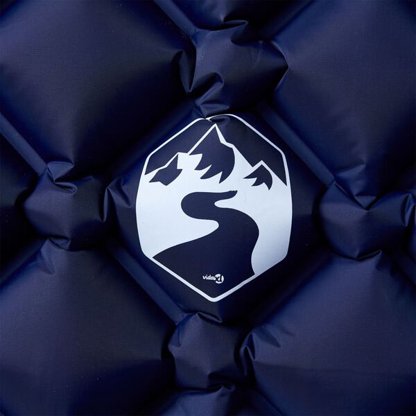 vidaXL t&auml;ispuhutav matkamadrats, tumesinine, 190 x 58 x 6 cm