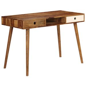 vidaXL kirjutuslaud 110 x 55 x 76 cm, akaatsiapuu