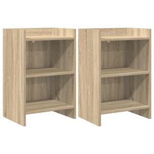 vidaXL &Ouml;&ouml;kapid 2 pcs Sonoma tamm 40 x 30 x 60 cm Tehispuit