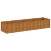 vidaXL taimekast, 386 x 100 x 69 cm, Corten-teras
