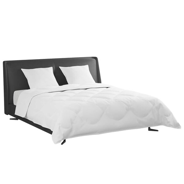 vidaXL Teki komplekt padjaga 3 pcs Valge Down Feather