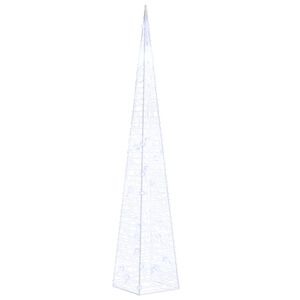 vidaXL akr&uuml;&uuml;list valguskoonus, LED-tuli, sinine 60 cm