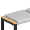 vidaXL Pingipadja 2 pcs Tekstureeritud samet Helehall S&uuml;gavus 35 cm