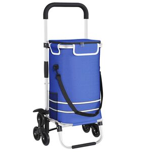 vidaXL Ostuk&auml;ru Sinine 47 x 39 x 100,5 cm Oxfordi kangas