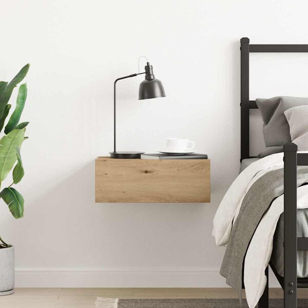 vidaXL ujuv öökapp käsitööna tamm 40x32x15 cm tehispuit