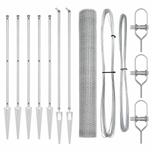 vidaXL Aiapost H&otilde;bedane 10 x 1,4 m (25 mm v&otilde;rku) Teras
