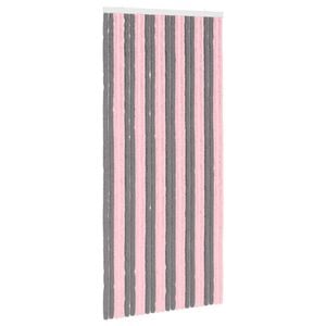 vidaXL S&auml;&auml;sev&otilde;rk Chenille H&otilde;behall ja Roosa 100 x 220 cm 100% PP