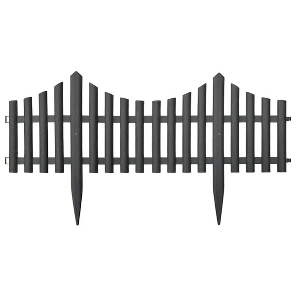 vidaXL murupiirded 17 tk antratsiithall 10 m PP