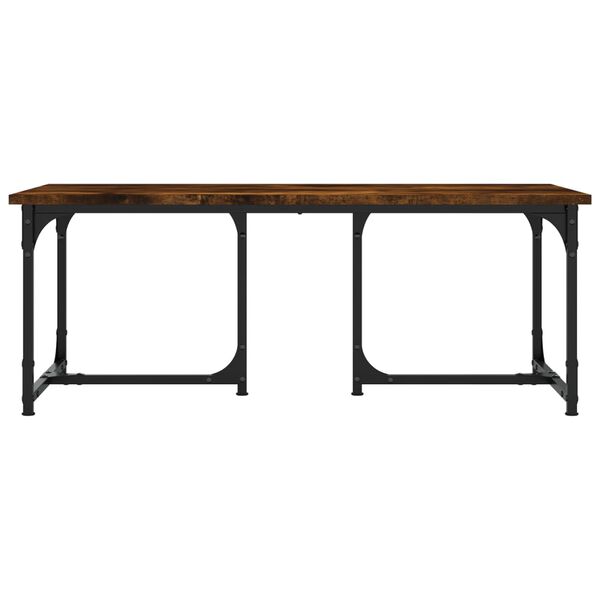 vidaXL kohvilaud, suitsutatud tamm, 90x50x35 cm, tehispuit