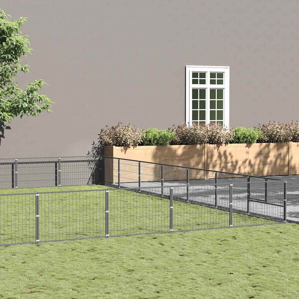 vidaXL koeraaedik, h&otilde;be, 56 m&sup2;, teras