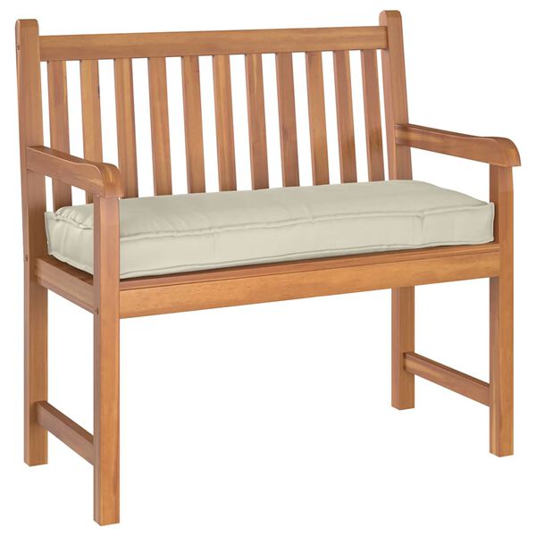 vidaXL Padi cream 100 x 40 x 8 cm Oxfordi kangas