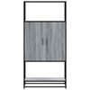 vidaXL Highboard Hall Sonoma 68x35x139 cm Engineered Wood and Metal