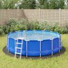 vidaXL basseini alusriie, helehall, &Oslash;428 cm, pol&uuml;estergeotekstiil