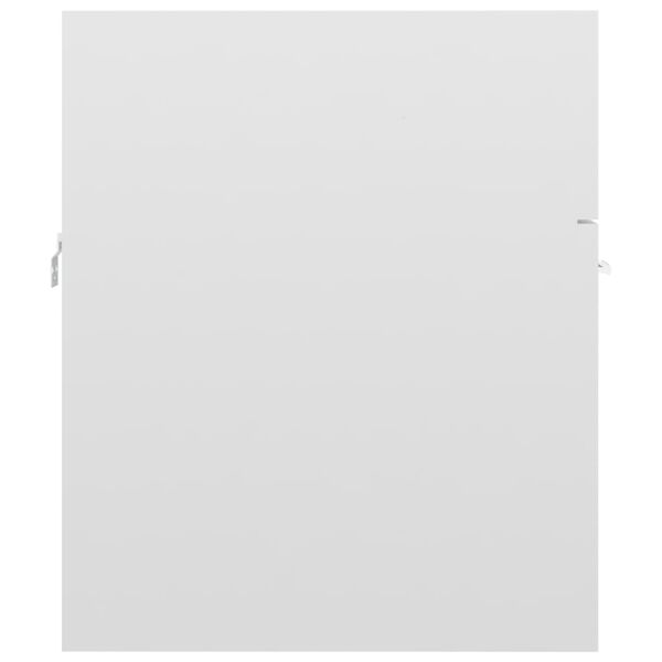 vidaXL valamukapp, valge k&otilde;rgl&auml;ige, 41 x 38,5 x 46 cm, tehispuit