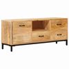 vidaXL Teleka alused sahtliga Pruun 110 x 30 x 46 cm Tugev mango puu