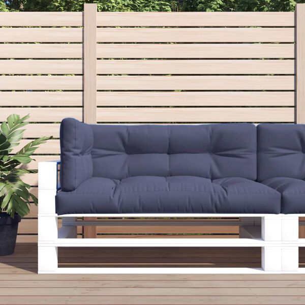 vidaXL euroaluse istmepadi, 3 tk, tumesinine, kangas