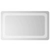 vidaXL LED vannitoa peegel L&auml;bipaistev 50 x 30 cm karastatud klaas