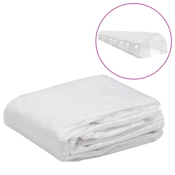 vidaXL kasvuhoone asenduskate (36 m²) 3x12x2 m, läbipaistev