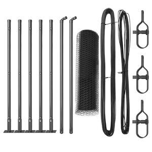 vidaXL Keevitatud Traat Aed Betoonalusega 10 x 0,6 m (L x K)