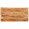 vidaXL Riietumislaud riiuliga peegliga Pruun 90 x 76 x 45 cm mangopuit