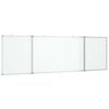 vidaXL kokkupandav valge magnettahvel, 160x60x1,7 cm, alumiinium