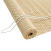 vidaXL Rulookardin Naturaalne 130 x 220 cm Bambus