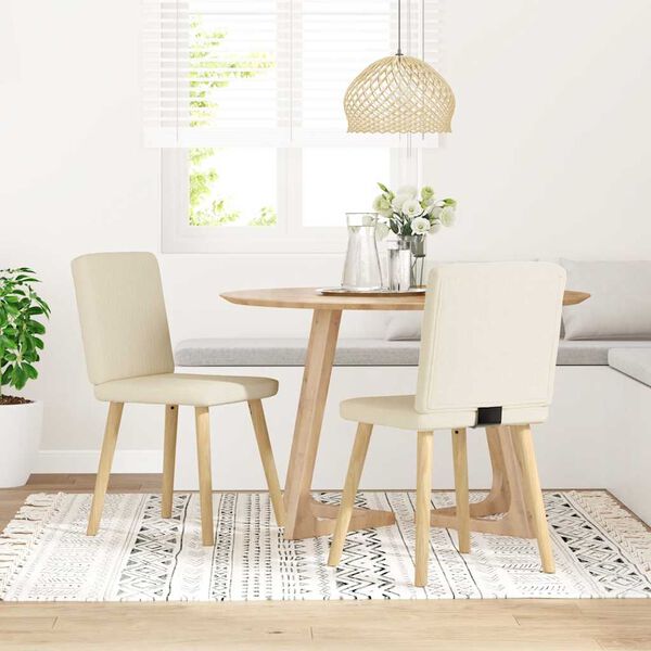 vidaXL söögitoolid 2 tk, linane