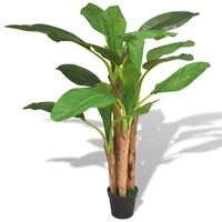 vidaXL kunsttaim banaanipuu potiga 175 cm roheline