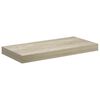 vidaXL seinariiulid, 2 tk, tammev&auml;rvi, 50 x 23 x 3,8 cm MDF