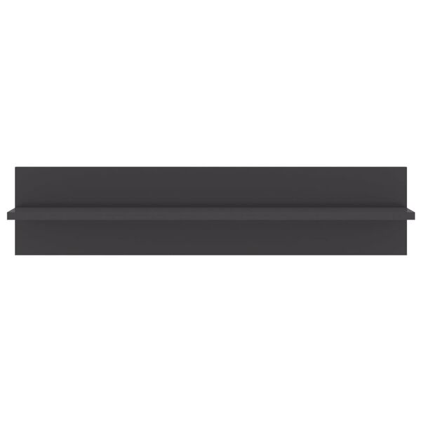 vidaXL seinariiulid 4 tk, k&otilde;rgl&auml;ikega hall, 80x11,5x18 cm, tehispuit