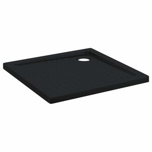 vidaXL Du&scaron;i alusplaat t&auml;ppidega 80 x 80 x 4 cm ABS Must