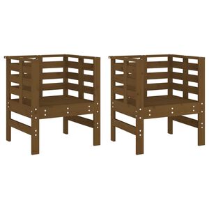vidaXL aiatoolid 2 tk, kuldpruun, 61,5 x 53 x 71 cm, m&auml;nnipuit