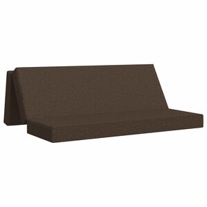 vidaXL Kokkupandav diivanvoodi 180 x 67 x 45 cm Pruunikashall