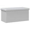 vidaXL kokkupandav hoiupink, valge, PVC