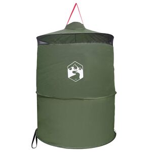 vidaXL Kokkupandav tualetti telk rippuva k&ouml;iega Roheline 97 x 126 cm