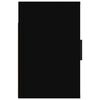 vidaXL seinale kinnitatav öökapp, must, 50x30x47 cm