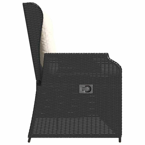 vidaXL Aiapink padjaga Must Polürooster