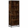 vidaXL raamaturiiul, suitsutatud tamm, 60x35x170,5 cm, tehispuit