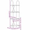 vidaXL Raamatukapp Vana puit 40 x 30 x 146 cm Tehispuit