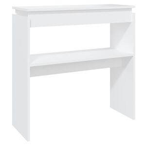 vidaXL konsoollaud, valge, 80 x 30 x 80 cm, tehispuit
