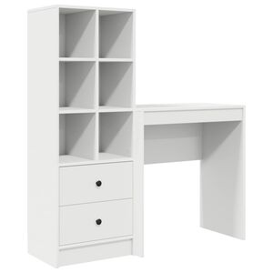 vidaXL Laud Valge 115,5 x 40 x 127 cm 2 tk