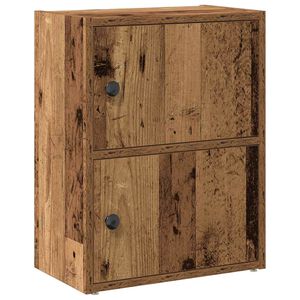 vidaXL raamatualus, vana puit, 40x24x52 cm, tehispuit