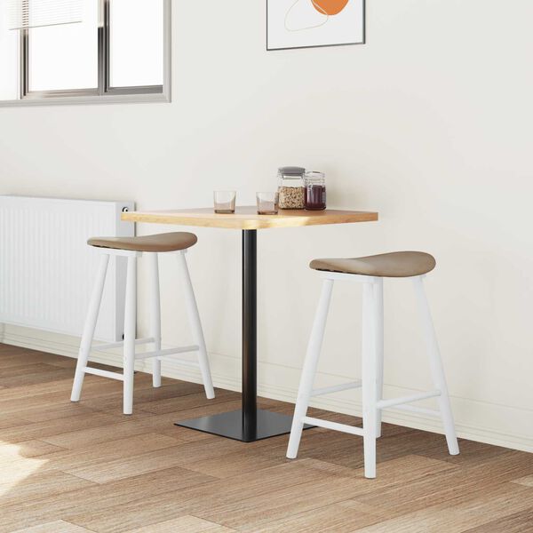 vidaXL S&ouml;&ouml;gitoa Toolid 2 pcs Valge 46 x 37 x 63 cm Paks Kautsukipuit