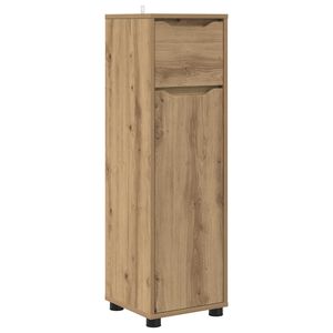 vidaXL Vannitoa kapp sahtliga K&auml;sit&ouml;&ouml;puu 30,5 x 30 x 101 cm Tehispuit