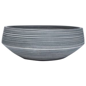 vidaXL valamu t&ouml;&ouml;pinnale, hall, &uuml;mar, &Phi;41x14, keraamiline