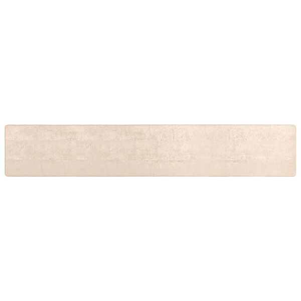 vidaXL Vaip R&auml;tikutoru MARSA cream 100 x 400 cm Pol&uuml;ester ja PVC