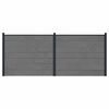 vidaXL Aiapaneel 2 tk 348 x 146 cm WPC ja Alumiinium Hall