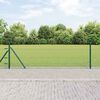 vidaXL Aiapost Roheline 10 x 0,5 m (13 mm võrgu) Terased ja PVC