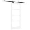 vidaXL Libisev uks ORKDAL Valge ja must 83 x 202 cm