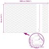 vidaXL Aiapost Roheline 50 x 0,5 m (36 mm mesh) Terased ja PVC